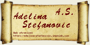 Adelina Stefanović vizit kartica